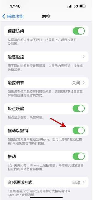 常熟苹果手机维修分享iPhone手机如何设置摇一摇删除文字 